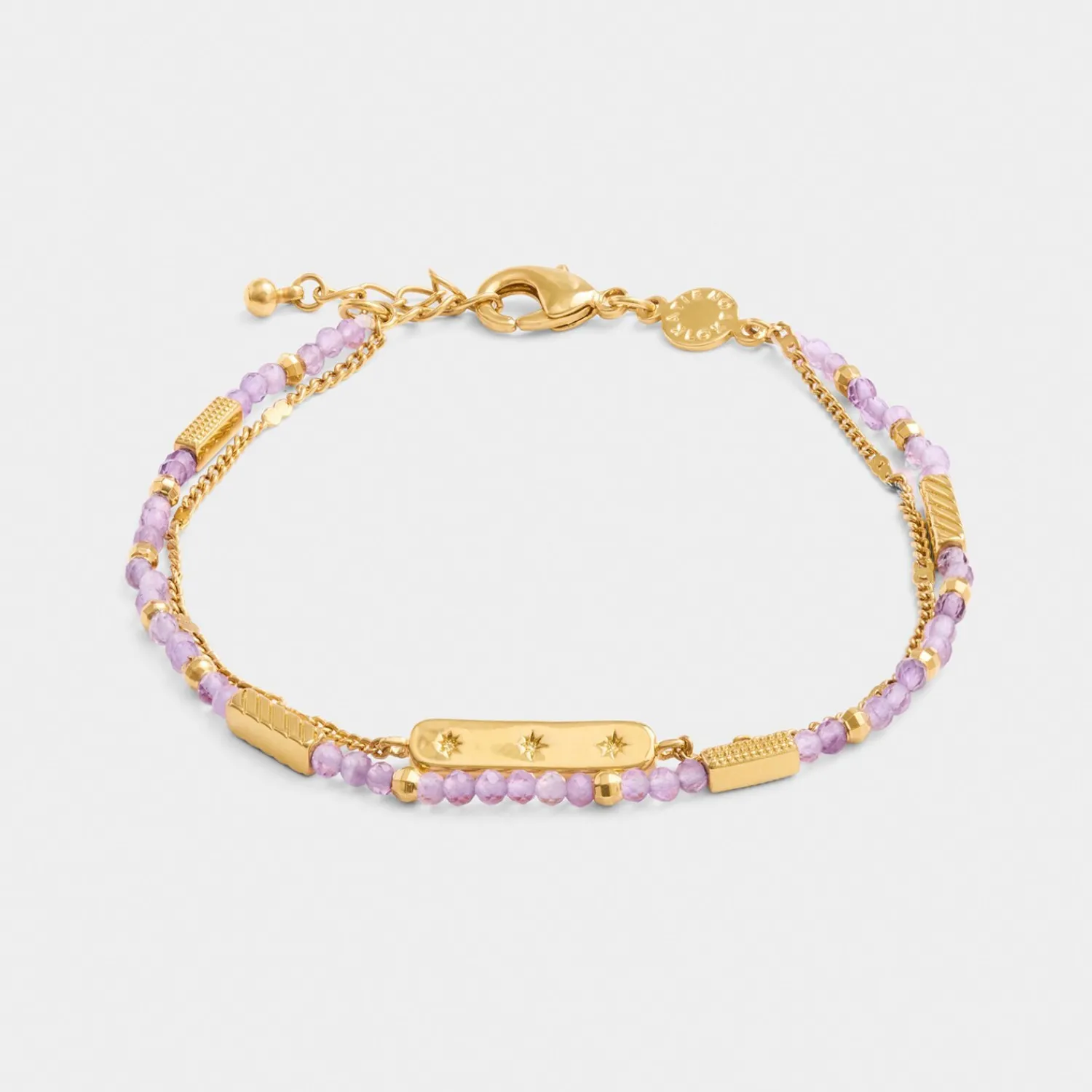 Katie Loxton ' Waterproof Gold Birthstone Bracelet February