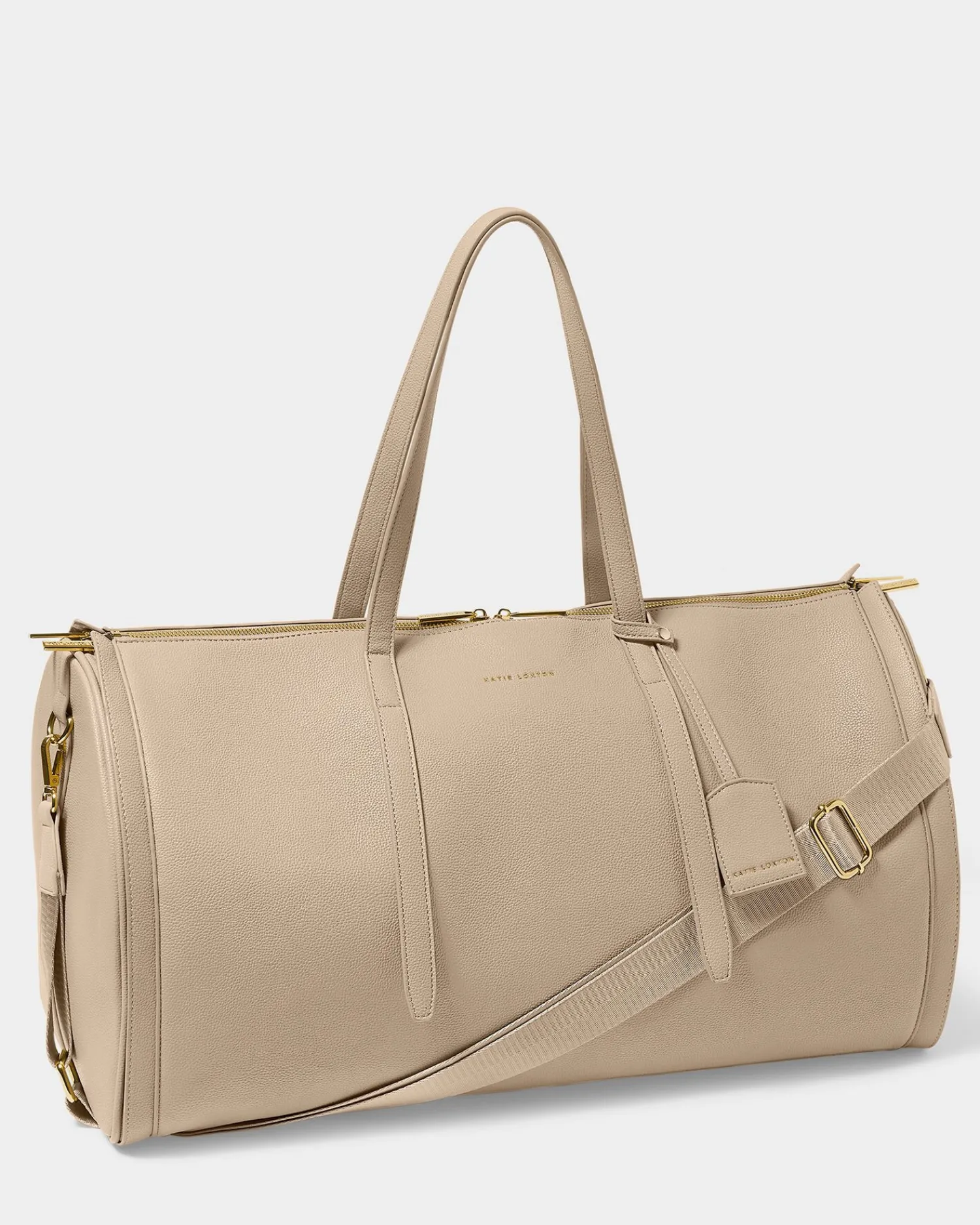 Katie Loxton Fold-Out Garment Weekend Bag Light Taupe Discount