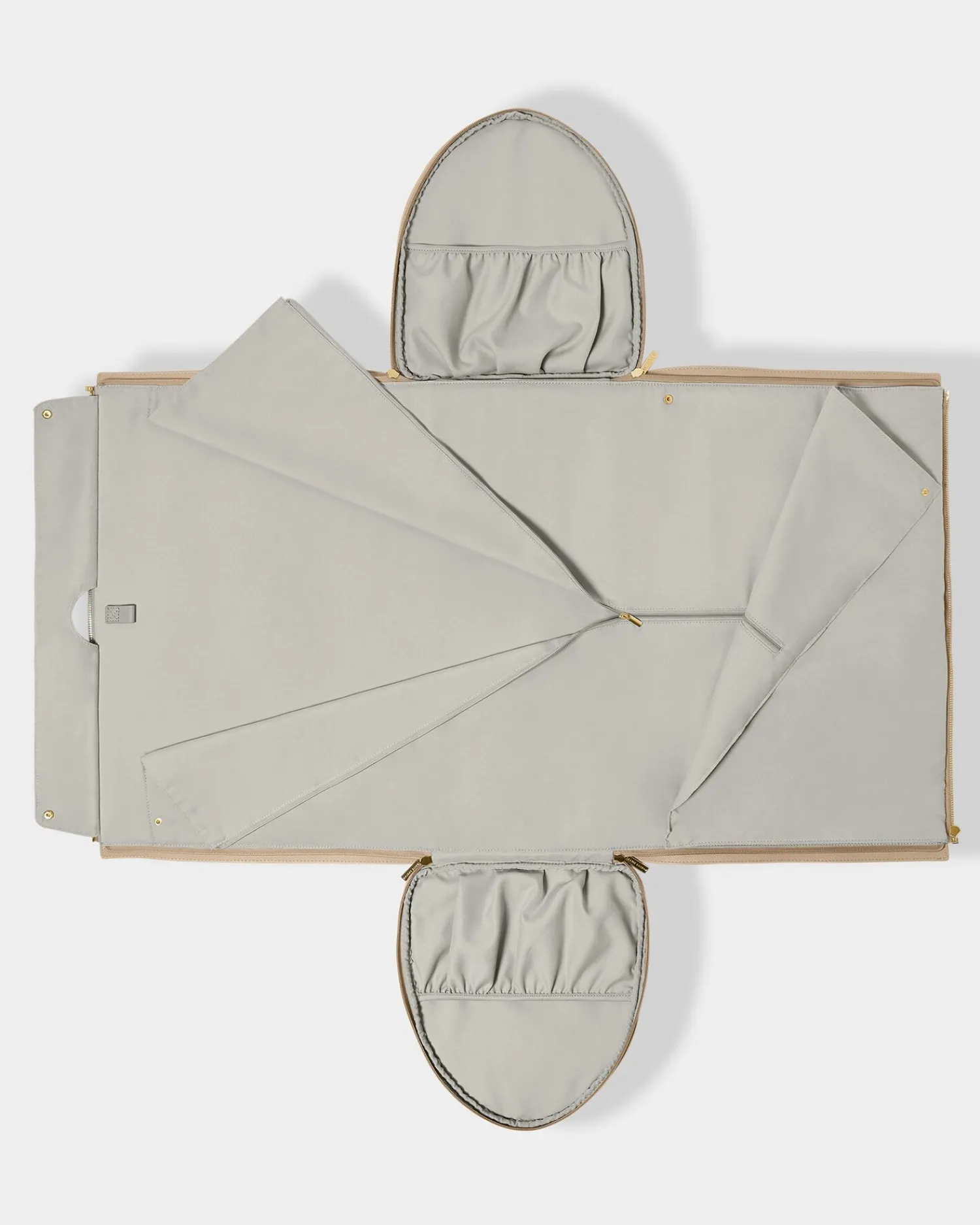 Katie Loxton Fold-Out Garment Weekend Bag Light Taupe Discount