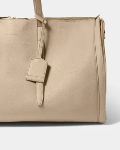 Katie Loxton Fold-Out Garment Weekend Bag Light Taupe Discount