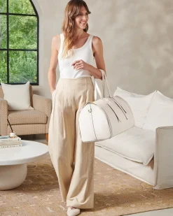 Katie Loxton Fold-Out Garment Weekend Bag Off White Sale