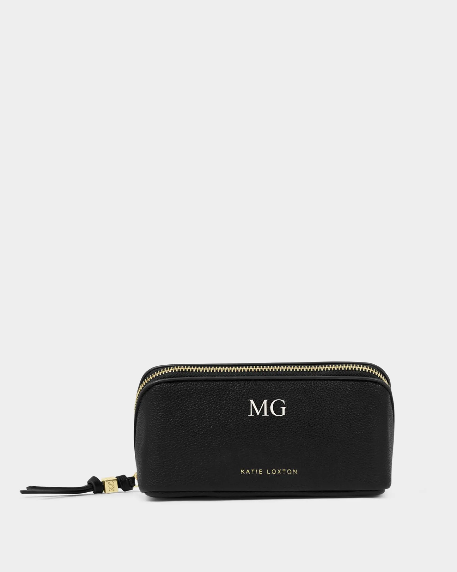 Katie Loxton Fold-Out Mirror Makeup Bag Black New