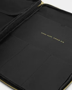 Katie Loxton Folio Laptop Case Black Best