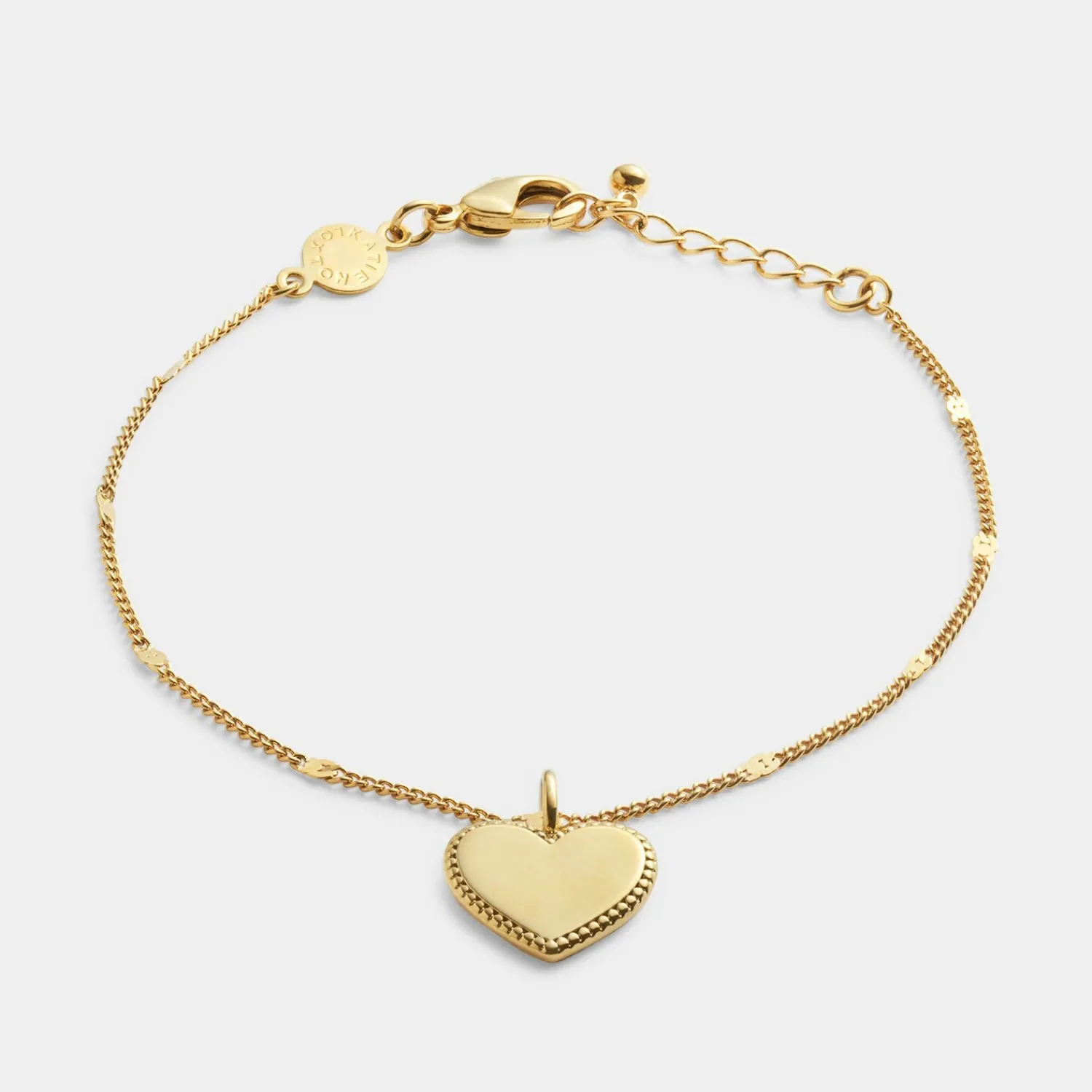 Katie Loxton Forever' Waterproof Gold Heart Bracelet Discount