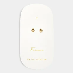 Katie Loxton Forever' Waterproof Gold Pebble Earrings Best