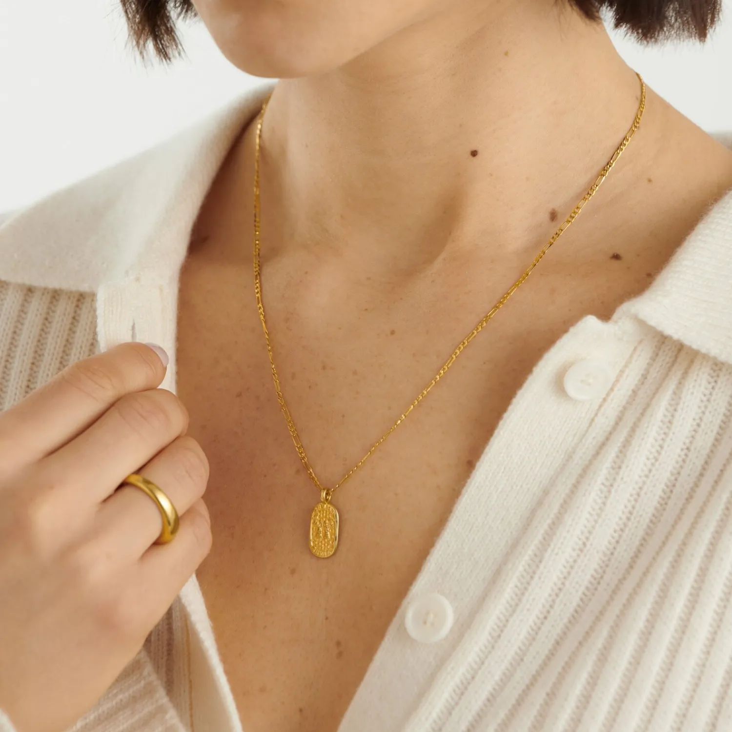Katie Loxton Gemini' Waterproof Gold Zodiac Necklace 21st May 20th Jun Online