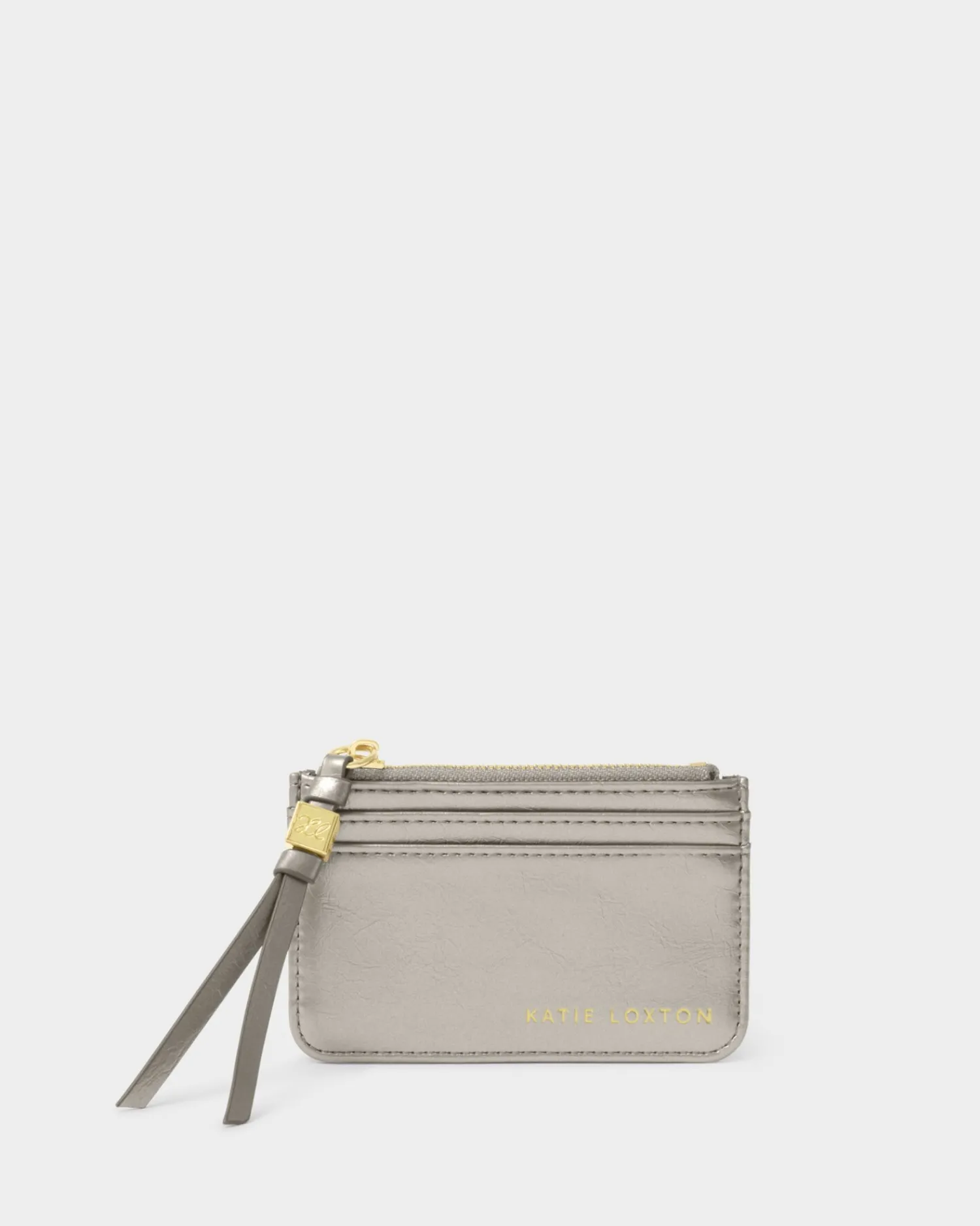 Katie Loxton Gift Boxed Coin & Card Holder Pewter