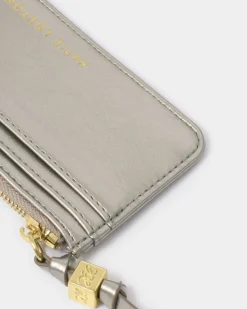Katie Loxton Gift Boxed Coin & Card Holder Pewter