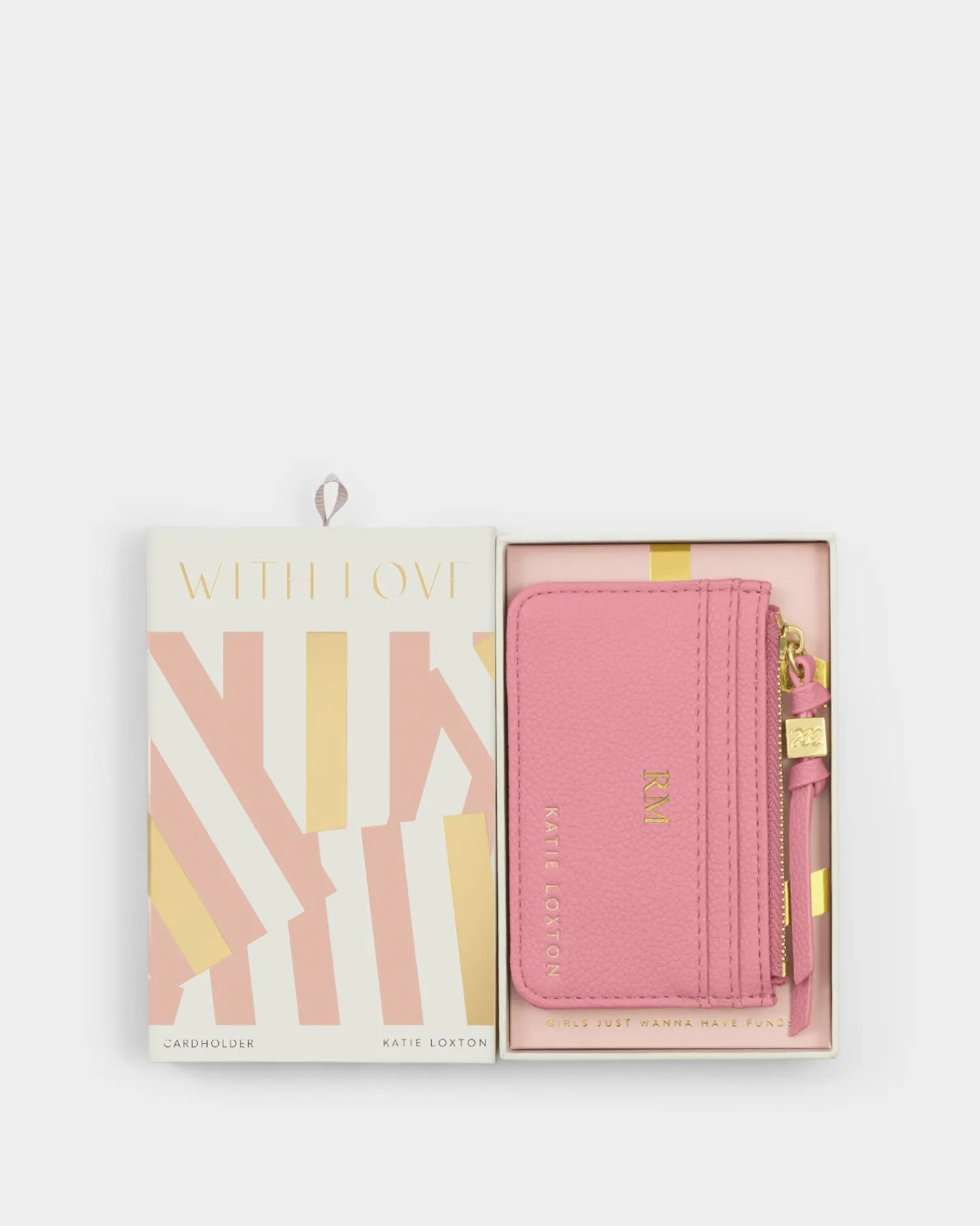 Katie Loxton Gift Boxed Coin & Card Holder Rose Pink Clearance