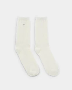Katie Loxton Gift Boxed Fluffy Socks Off White Sale