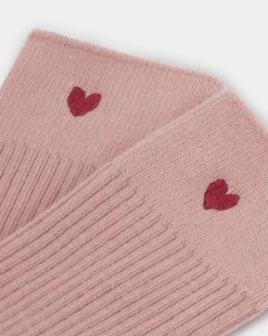 Katie Loxton Gift Boxed Heart Socks Blush Pink Outlet