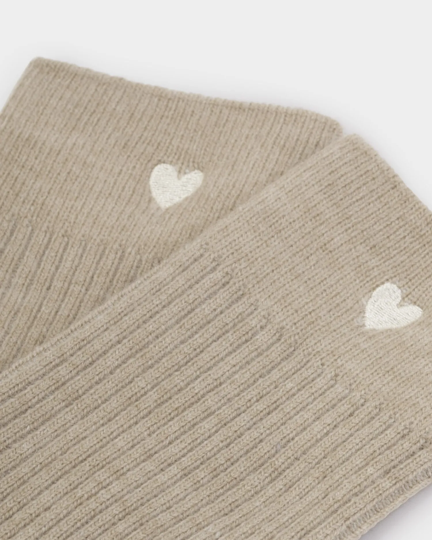 Katie Loxton Gift Boxed Heart Socks Taupe Discount