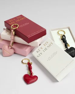 Katie Loxton Gift Boxed Keyring Black Hot
