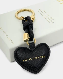 Katie Loxton Gift Boxed Keyring Black Hot