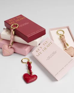 Katie Loxton Gift Boxed Keyring Rose Pink Outlet
