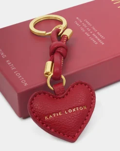 Katie Loxton Gift Boxed Keyring Red Clearance