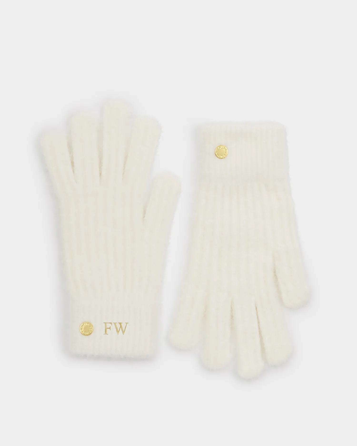 Katie Loxton Gift Boxed Knitted Gloves White Sale