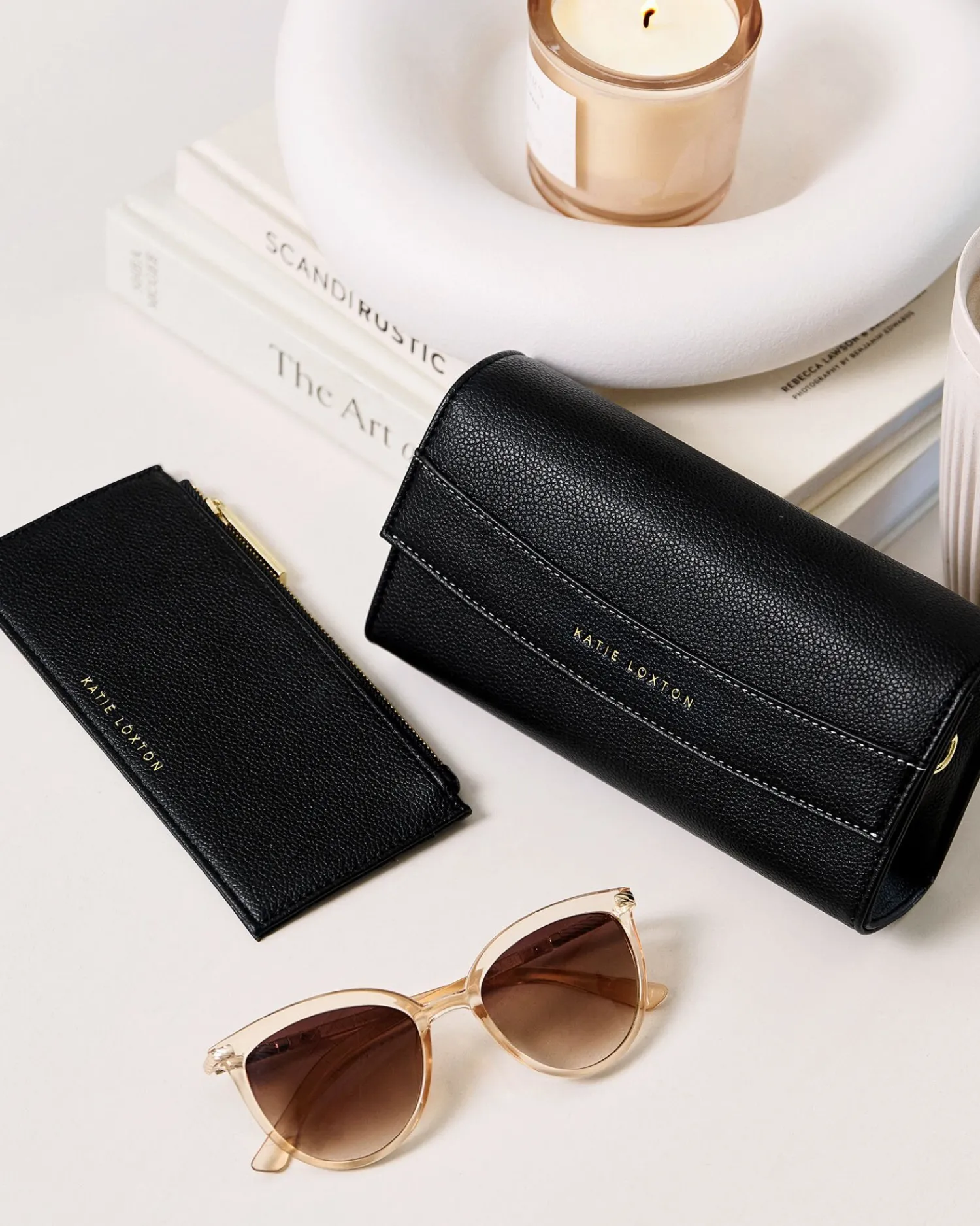 Katie Loxton Glasses And Card Holder Travel Case Black Hot