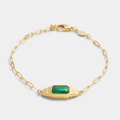 Katie Loxton Good Energy' Waterproof Gold Bracelet Clearance