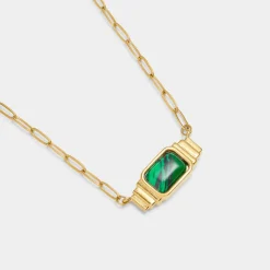 Katie Loxton Good Energy' Waterproof Gold Necklace Clearance