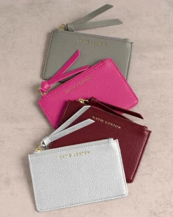 Katie Loxton Hallie Coin & Card Holder Silver Outlet