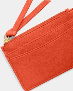 Katie Loxton Hallie Coin And Card Holder Deep Orange Hot