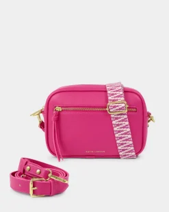 Katie Loxton Hallie Crossbody Bag Fuchsia Hot