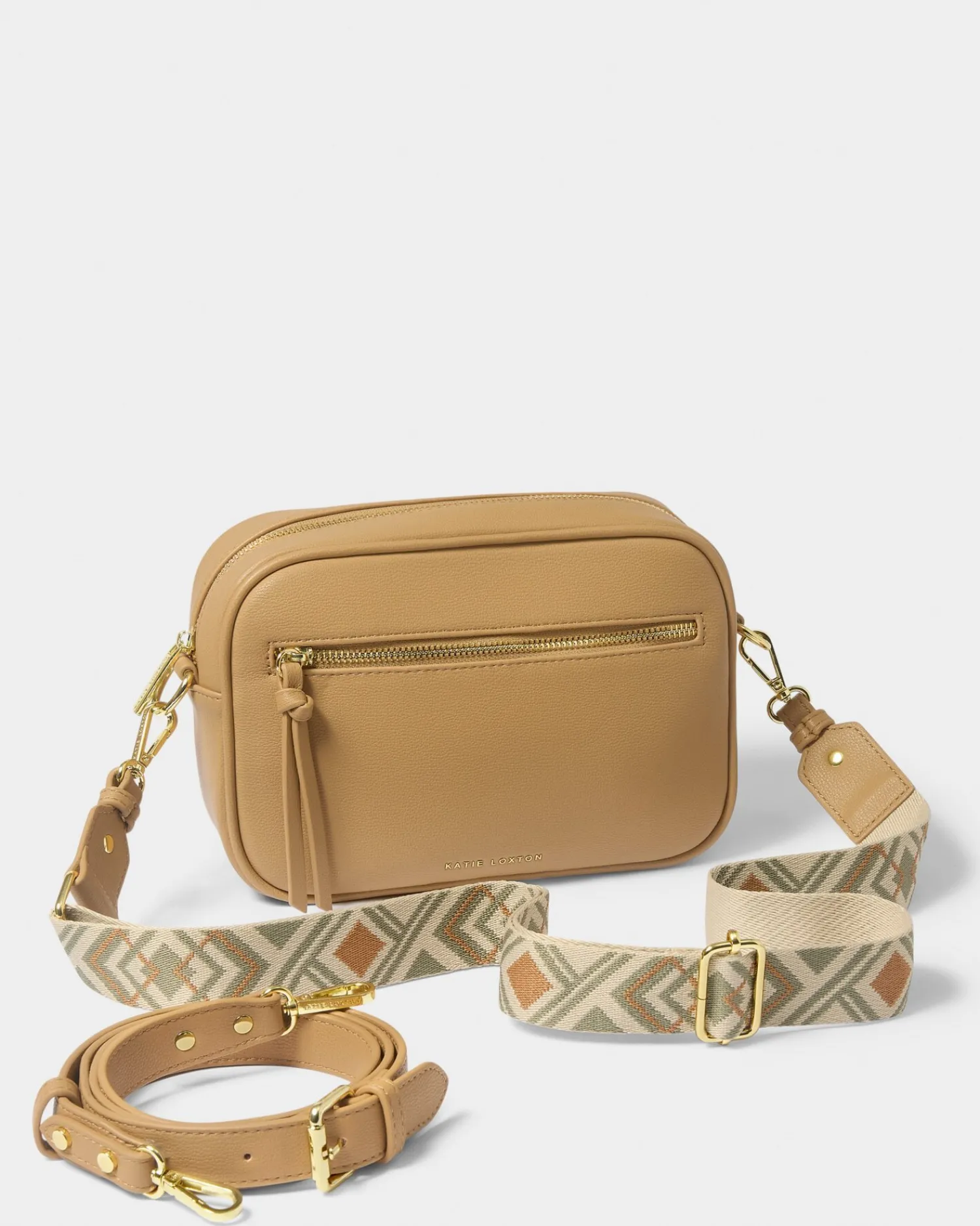 Katie Loxton Hallie Crossbody Bag Camel