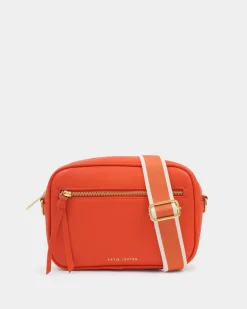 Katie Loxton Hallie Crossbody Bag Deep Orange