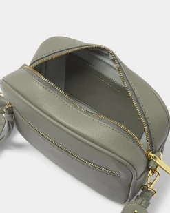 Katie Loxton Hallie Crossbody Bag Graphite Green Best