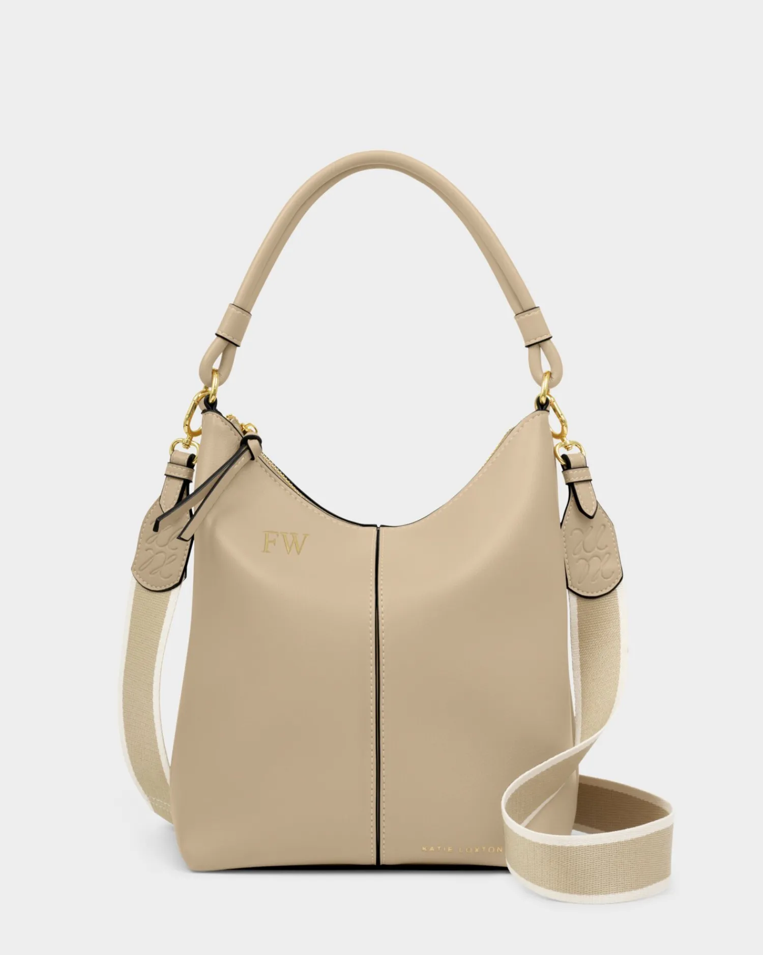 Katie Loxton Hallie Satchel Bag Light Taupe Best