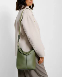 Katie Loxton Hallie Satchel Bag Khaki New