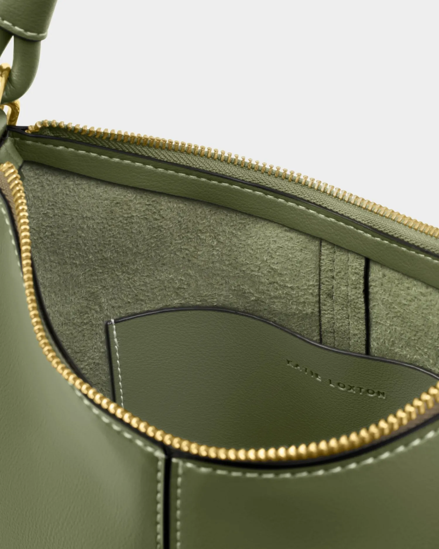 Katie Loxton Hallie Satchel Bag Khaki New