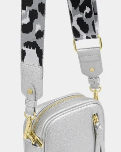 Katie Loxton Hallie Small Crossbody Bag Silver Sale