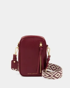 Katie Loxton Hallie Small Crossbody Bag Cherry Hot