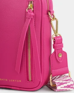 Katie Loxton Hallie Small Crossbody Bag Fuchsia Sale