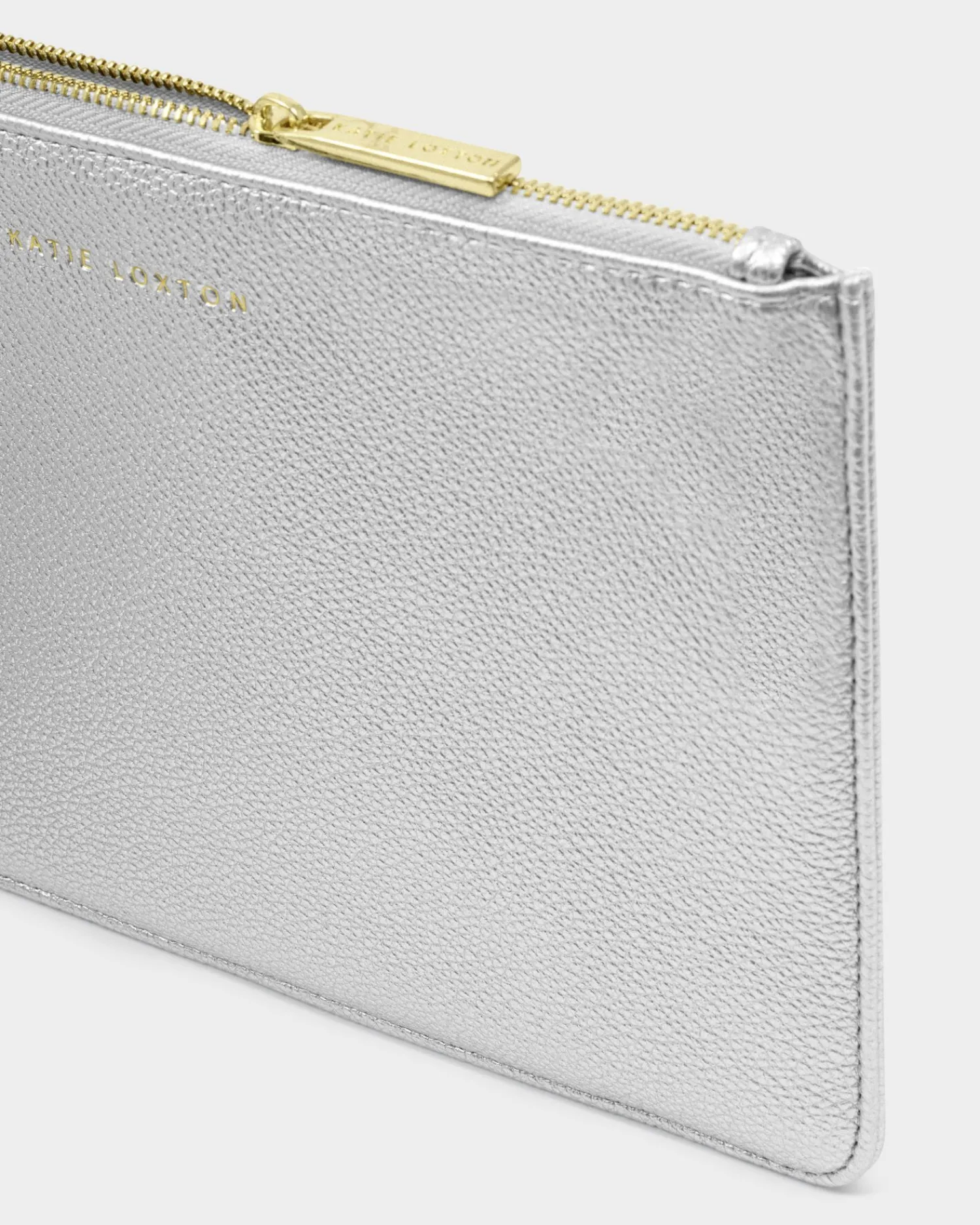 Katie Loxton Hallie Wristlet Pouch Silver Outlet