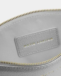 Katie Loxton Hallie Wristlet Pouch Silver Outlet