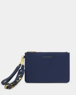 Katie Loxton Hallie Wristlet Pouch Midnight Blue
