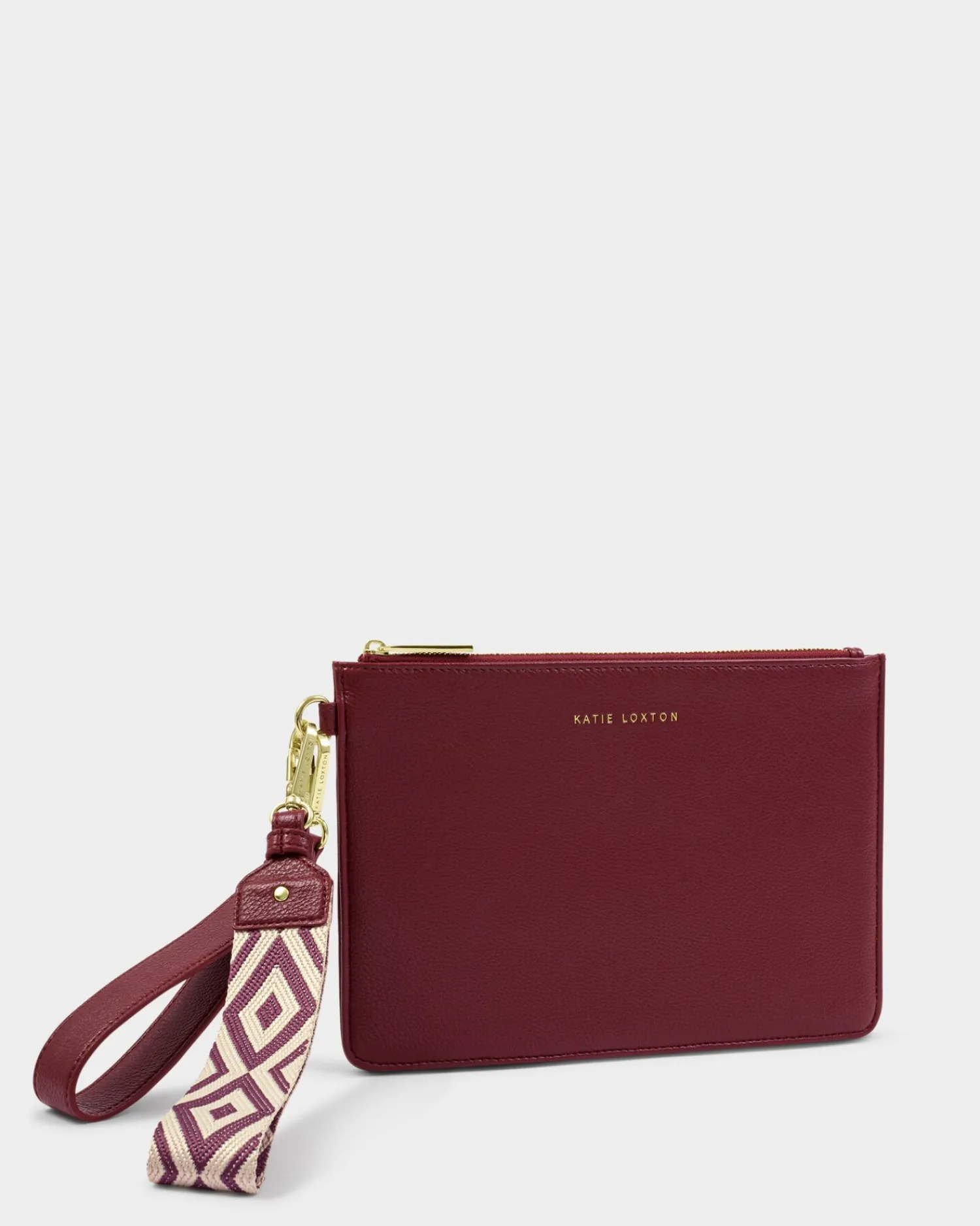 Katie Loxton Hallie Wristlet Pouch Cherry Discount
