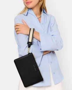 Katie Loxton Hallie Wristlet Pouch Black Hot