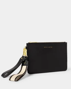 Katie Loxton Hallie Wristlet Pouch Black Hot