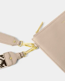 Katie Loxton Hallie Wristlet Pouch Light Taupe Best