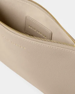 Katie Loxton Hallie Wristlet Pouch Light Taupe Best