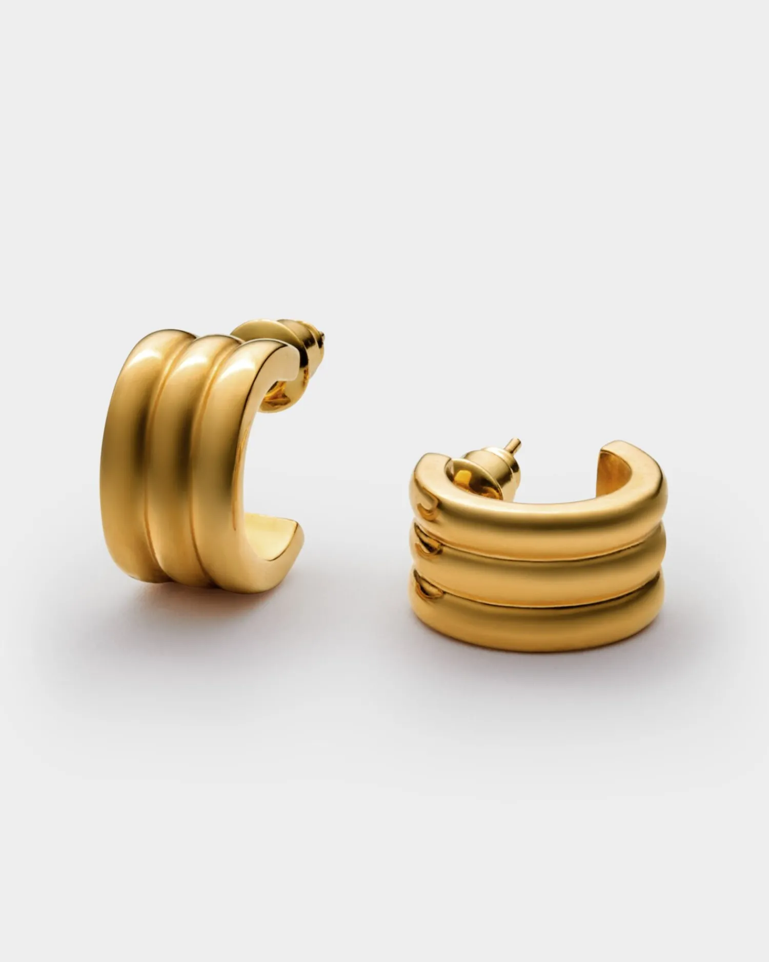 Katie Loxton Hanna Waterproof Gold Huggie Hoop Earrings