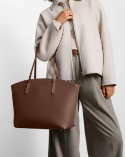 Katie Loxton Harlyn Work Tote Bag Chocolate Sale