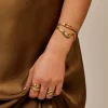 Katie Loxton Harper Twist Ring in Gold Sale