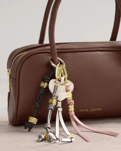 Katie Loxton Heart Bag Charm Keyring Love