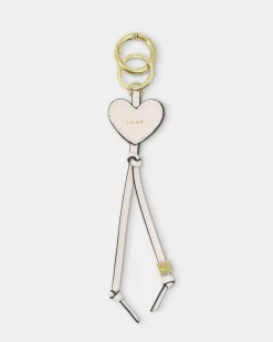 Katie Loxton Heart Bag Charm Keyring Love