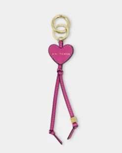 Katie Loxton Heart Bag Charm Keyring Girl Power Sale